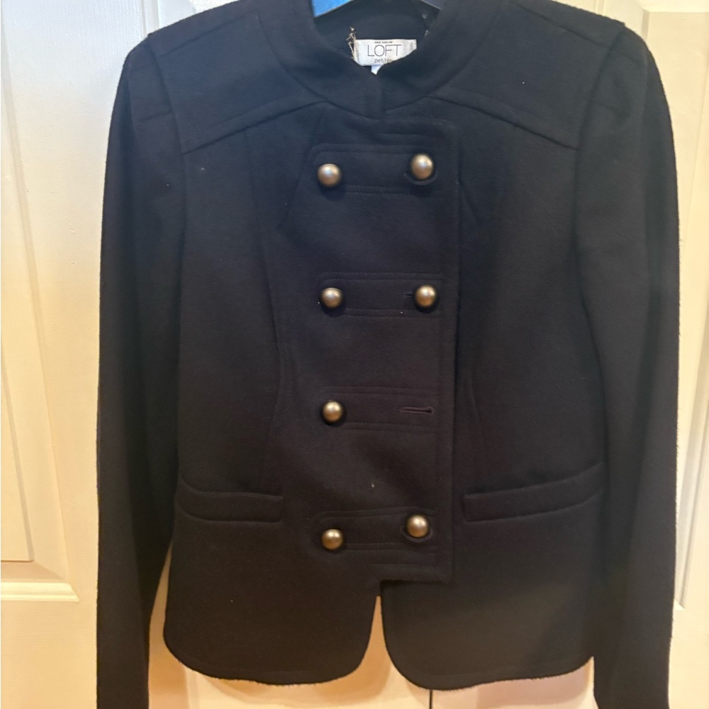 LOFT Black Military-Style Women's Blazer